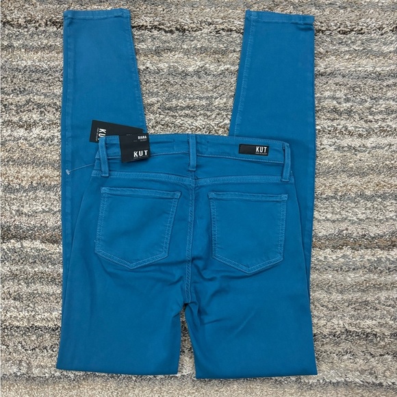 KUT From The Kloth Blue Diana Skinny Jeans Sz 0 NWT | KUT Diana Skinny Jeans - - Picture 9 of 13